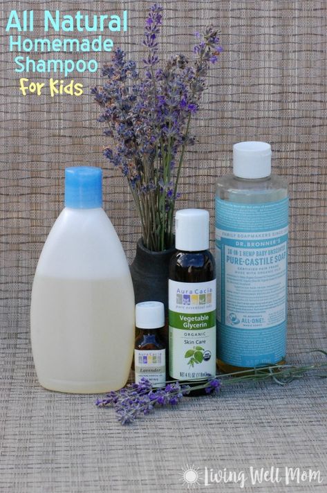 Homemade Non Toxic Shampoo, Homemade Natural Shampoo, Shampoo Recipe, Toxic Products, Natural Recipes, Homemade Shampoo, Diy Shampoo, Diy Bebe, Baking Soda Shampoo