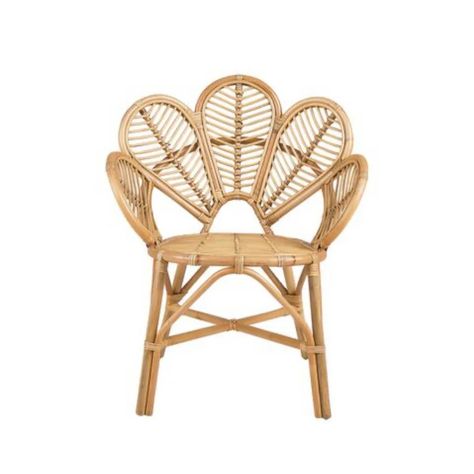 Natural Rattan Chair with Peacock Backrest – Forplanetsake Rattan Material, Bamboo Chair, French Bakery, Yellow House, Garden Chair, Yellow Houses, Outdoor Essentials, Outdoor Setting, Peacock Design