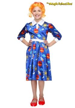 Magic School Bus Ms. Frizzle Kids Costume Miss Frizzle Costume, Frizzle Costume, Mrs Frizzle, School Magic, Miss Frizzle, The Magic School Bus, Ms Frizzle, Halloween Science, Printed Satin Dress