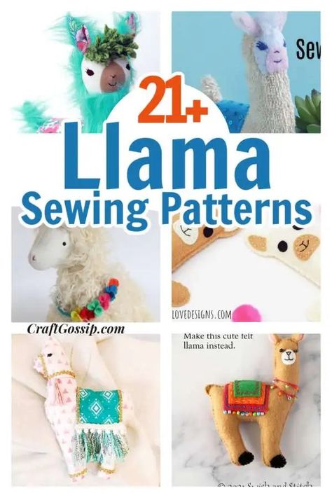 20 Llama Projects You Can Sew At Home Travel To Peru, Llama Pillow, Cushion Tutorial, Fabric Napkins, Diy Baby Clothes, Sewing Templates, Pattern Weights, Pouch Sewing, Home Sewing