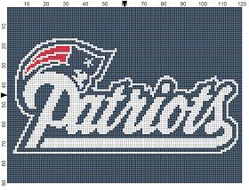 Crochet Patriots, Crochet Football Blanket, Sports Crochet, Football Crochet, Crochet Baby Booties Free Pattern, Crochet Blanket Border, Nfl Logos, Crochet Football, Crochet Graph