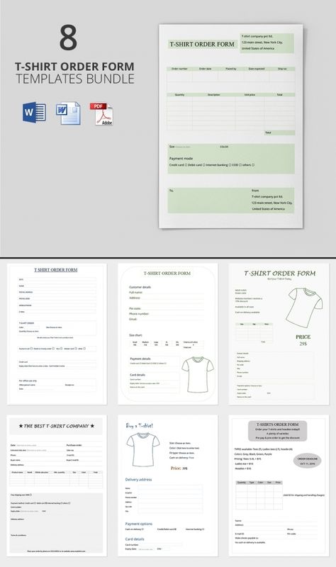 Freebie of The Day – T-Shirt Order Forms (8 Templates) | Free & Premium Templates Bakery Shirts, T Shirt Order Form, Shirt Order Form, Photography Order Form, Order Form Template Free, Inkscape Tutorials, Free Printable Crafts, Order Form Template, Velvet Jumpsuit