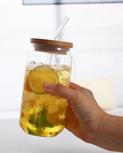 Glass Straw Cup, Bubble Tea Cup, Cold Wine, Glass Cup With Lid, Canned Fruits, Glass Cup Set, Magnetic Spice, Milk & Mocha, Mason Jar Lids