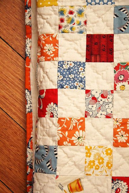 nine patch with binding Prairie Quilt Patterns, Quilt Bedding Ideas Boho, Small Square Patchwork Quilt, Aunt Grace Quilts Patterns, Small Squares Quilt Pattern, 3 Fabric Quilt Pattern Simple, Patchwork Squares Quilt, 16 Patch Quilt Pattern Ideas, Old Fashioned Quilt Patterns