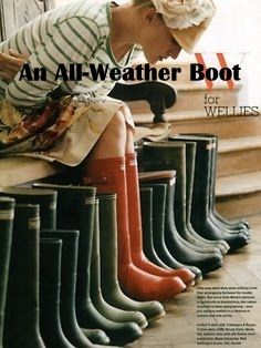 Orange Wellies. Red Hunter, Hunter Wellies, Hunter Rain Boots, Mode Casual, Wellington Boots, Red Boots, Rubber Boots, Hunter Boots, Wellington