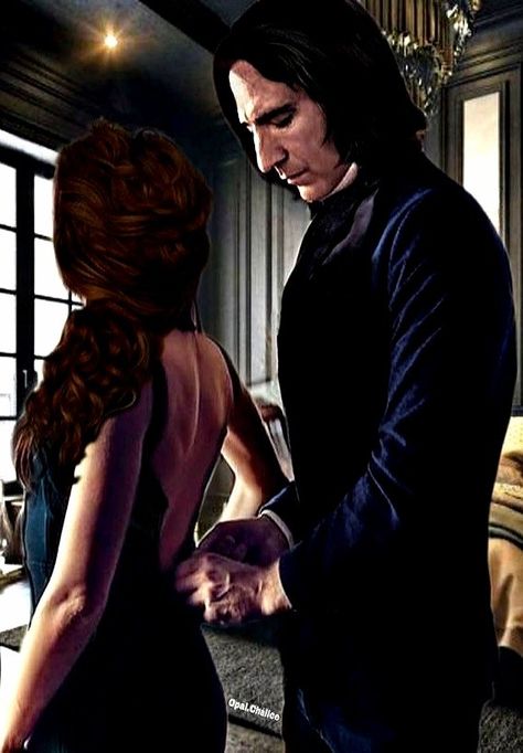 Severus Snape Hermione Granger, Snape Fanart, Snape Fan Art, Snape And Hermione, Severus Snape Fanart, Gothic Interior, Alan Rickman Severus Snape, Snape Harry Potter, Snape Harry