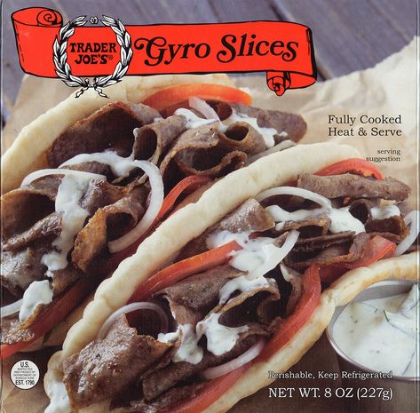 How to cook Trader Joe’s Gyro Slices in an air fryer – Air Fry Guide Recipes Trader Joes, Best Trader Joes Products, Low Carb Grocery, Gyro Recipe, Trader Joes Recipes, Mom Of 2, Filling Snacks, Breakfast Wraps, Sandwiches For Lunch