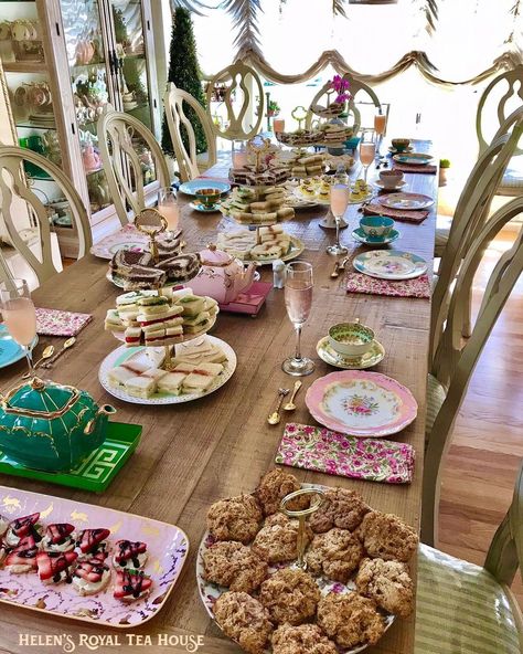 J. Helen | I hosted an Afternoon Tea Party with friends this past Sunday. It was so much fun. Next time you have friends over, consider a Tea Party.… | Instagram Bridesmaid Afternoon Tea, The Ivy Afternoon Tea, Afternoon Tea England, Best Afternoon Tea In London, Three Tier Tray Afternoon Tea, Summer Tea, Royal Tea, Afternoon Tea Parties, Tea Party Birthday