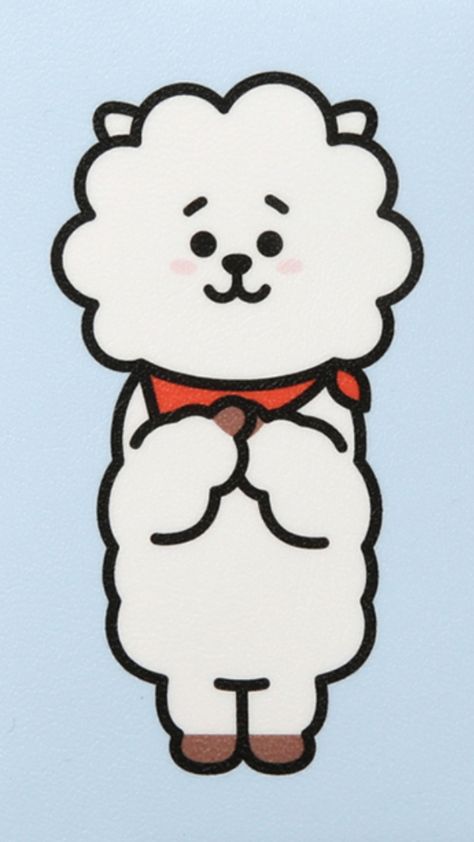 Kind alpaca! Say his name!! #RJ Rj Bt21 Drawing, Rj Bt21, Star Wars Stencil, Kim Seok Jin, 2560x1440 Wallpaper, Bts Army Logo, Bt 21, Cute Panda Wallpaper, Disney Phone Wallpaper