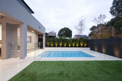 Our frameless glass pool fencing is designed specifically to your needs. Visit us online today and choose from 6 different styles of glass pool fencing. Tree Hedge, Diy Pool Fence, Ideas De Piscina, Glass Pool Fencing, Pool Pavers, Pool Fencing, Living Pool, Fence Screen, Summer Safety