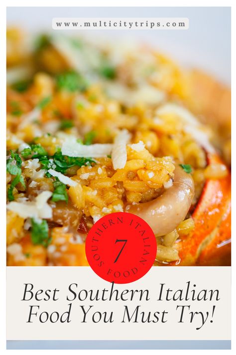 If you’re visiting Southern Italy you’ll be overwhelmed with types of Southern Italian foods to try. Southern Italy is home to Naples, the birthplace of pizza, and we’ll share exactly where to go to get the most authentic slice in the region. Here are seven of the best Southern Italian foods you should try when you visit as well as a guide to exactly where you should go to get them. #foodguide #visititaly #naples #southernitaly #foodinitaly Southern Italy Recipes, Southern Italian Food, Southern Italian Recipes Authentic, Buffalo Mozzarella, Italy Food, Italian Recipes Traditional, Milk And Cheese, Naples Italy, Italian Recipes Authentic