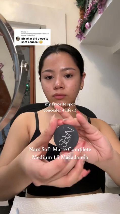 Nars soft matte concealer being used by chai on tiktok #makeup #concealer #makeupaddict #nars# Nars Spot Concealer, Best Nars Products, How To Do Concealer, Nars Pot Concealer, Nars Soft Matte Concealer, Florida Shopping, Spot Concealer, The Best Concealer, Best Concealers