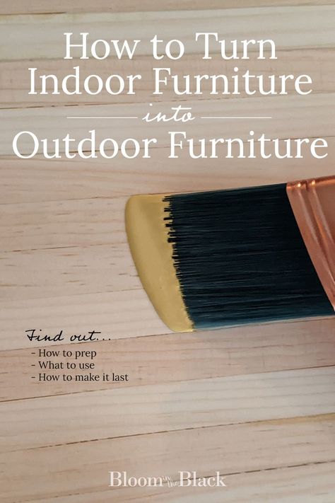 Outdoor Furniture Makeover, Painted Outdoor Furniture, Front Porch Furniture, Waterproof Furniture, Craft Spaces, Diy Outdoor Table, How To Waterproof Wood, Outside Furniture, Outdoor Wood Furniture