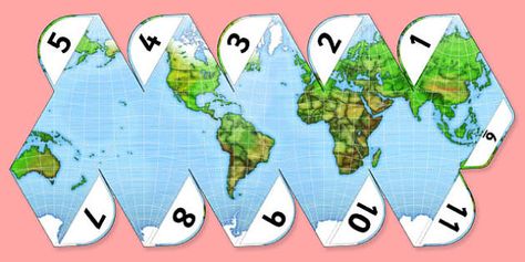 Globe Projects, Planet Crafts, Paper Globe, Origami Templates, Role Play Areas, Globe Crafts, Map Worksheets, Map Activities, Earth And Space Science