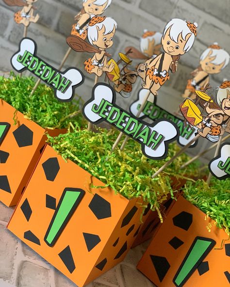 Yabba Dabba Two Centerpieces, Bambam Birthday Party Ideas, Flinstones Birthday Party Boy, Flinstones 2nd Birthday Party, Yabadaba Two Birthday, Yabba Dabba Two Birthday Boy, Yabba Dabba Two Birthday Girl, Bam Bam Birthday Party, Yabba Dabba Two Birthday