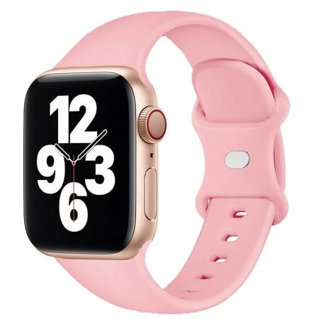 Product description Silicone sport Strap for Watch band 6 SE 44mm 40mm 38mm 42mm 44 mm for Watch series 3 4 5 2 1 Rubber soft watchband smartwatch bracelet Model Number: Sport Band for Apple Watch 7/se/6/5 4 3 2 1 Size 45mm=44mm=42mm 41mm=40mm=38mm Band Material Type: Silicone The bands made of Soft and Comfortable Silicone material. There are air holes on the band make it more breathable and comfortable, make it does not sweat on the arm when you workout. Condition: New without tags material: s Apple Watch Case, Apple Watch Accessories, Apple Brand, Silicone Watch Band, Silicone Bracelets, Apple Watch 38mm, 38mm Apple Watch Band, Pink Sports, Pink Sand