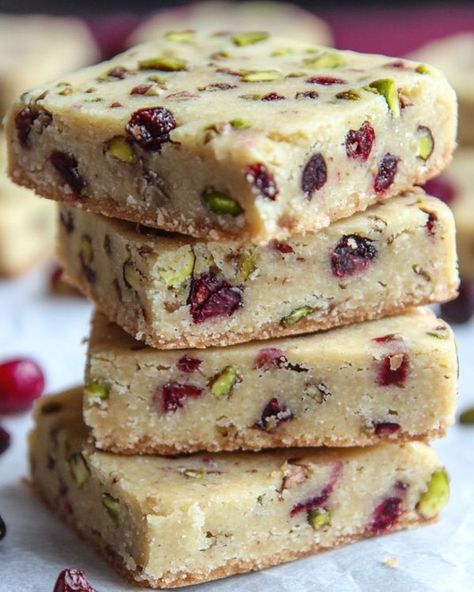 Cranberry Pistachio Shortbread Cookies, Cranberry Pistachio Bark, Cranberry Pistachio Shortbread, Cranberry Pistachio Cookies, Cranberry Pistachio Biscotti, Pistachio Shortbread, Pistachio Biscotti, Raw Pistachios, Strawberry Brownies