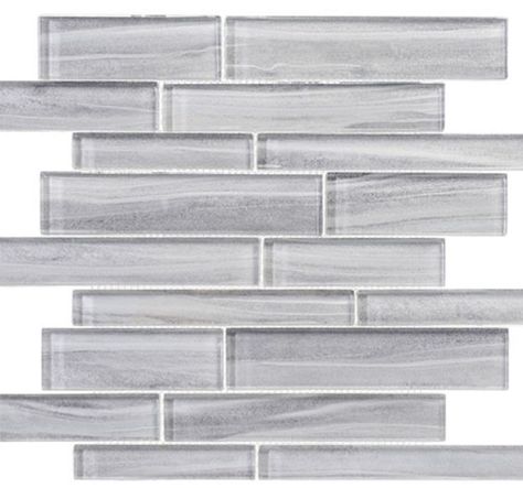 Collection from Glazzio Tile. Love it? Visit our showroom to see it in person or visit our website to start your remodel today! https://buildersflooringanddesign.com/ Mosaic Shower Wall, Color Palette Shades, Patterned Wall Tiles, Brick Mosaic, Back Painted Glass, Glass Brick, Tiles Price, Brick Tiles, House Tiles