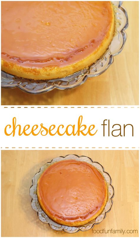 Cheesecake flan takes two amazing treats and combines the best parts of each to make one incredible dessert!