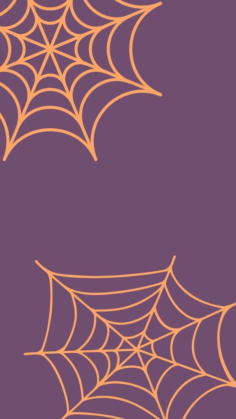 Halloween Wallpaper Purple And Orange, Spooky Fall Wallpaper Iphone, Purple And Orange Halloween Aesthetic, Purple Autumn Wallpaper, Spiderweb Wallpaper Aesthetic, Minimal Halloween Wallpaper, Halloween Purple Aesthetic, Purple Spooky Aesthetic, Tattoo Ideas Female Easy