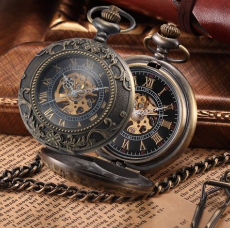 Skeleton Vintage, Retro Skeleton, Clock Necklace, Steampunk Pocket Watch, Steampunk Pendant, Antique Pocket Watch, Mechanical Pocket Watch, Pocket Watch Necklace, Skeleton Watches