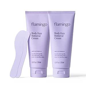 Flamingo Body Hair Removal Cream - 6.76 fl oz - Pack of 2 - Gentle Formula - Safe for Sensitive Skin Nair Hair Removal, Best Hair Removal Cream, Flamingo Hair, Depilatory Cream, Body Hydrating Cream, Body Hair Removal, Hair Removal Cream, Hydrating Mask, Unwanted Hair