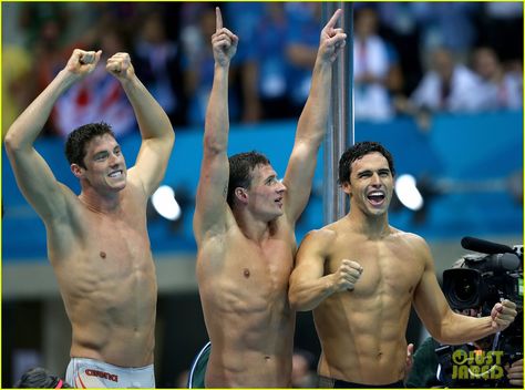 I thought Phelps and Lochte were Gods... THEY ALL ARE! #USAAAAAAA #gonnamarryaswimmer Conor Dwyer, Male Swimmers, Swimmer Problems, Ryan Lochte, I Love Swimming, Usa Swimming, Swimmers Life, Olympic Swimmers, Swim Life