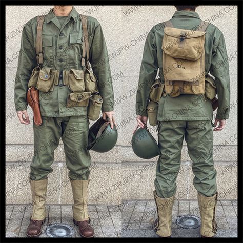 Army Outfit, Us Army Uniforms, American Uniform, Hacksaw Ridge, Wwii Uniforms, Ww2 Uniforms, Ww2 Soldiers, Tac Gear, Army Rangers