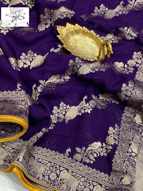 Banaras pure Munga crep silk allover nakshi weaving grand saree Grand Saree, Munga Silk Saree, Bridal Sarees South Indian, Paisley Art, Bridal Sarees, Designer Outfits, Elegant Saree, Blouse Price, Indian Designer Outfits