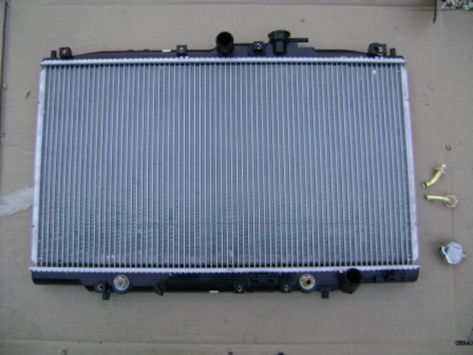 DIY: How to replace the radiator on the Honda Accord and Acura CL (F23 engine). Lots of pictures. 1996 Honda Accord, 1994 Honda Accord, 1993 Honda Accord, Honda Accord Old Model, 2002 Honda Accord, Old Radiators, Electrical Fittings, Car Radiator, Honda (car)