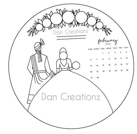 Embroidery Calendar Pattern, Wedding Hoop Embroidery Pattern, Hoop Art Patterns, Wedding Embroidery Hoop Pattern, Loop Embroidery, Embroidery Hoop Art Tutorial, Wedding Embroidery Hoop, Bride Clipart, Embroidery Hoop Art Diy