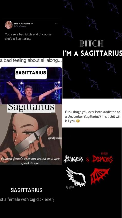 I’m a December Sagittarius December Sagittarius, Sagittarius A, Bad Feeling, Angels And Demons, Feelings