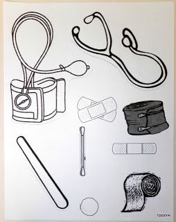 Doctor Kit Craft Template Doctor Bag Craft, Community Helpers Week, Doctor Craft, Human Body Crafts, Community Helpers Crafts, Community Helpers Unit, Community Helpers Theme, Community Workers, People Who Help Us