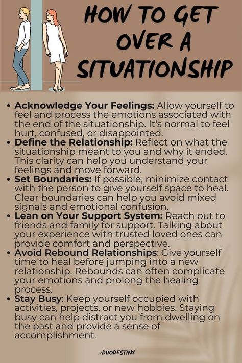 how to get over a situationship Healing From A Situationship, Healing From Past Relationships, Getting Over A Relationship, Spiritual Therapy, Self Esteem Activities, Bad Breakup, Meaningful Love Quotes, Spiritual Encouragement, Unhealthy Relationships