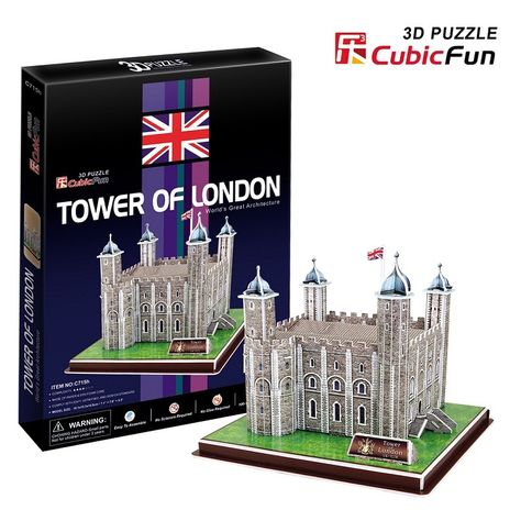 3D models toy Cubic Fun 3D paper model jigsaw game Tower of London c715h Paper Toys Diy, 3d Jigsaw Puzzles, Gift Towers, Toy Machine, Card Model, Best Kids Toys, Paper Model, 3d Puzzles, Tower Of London