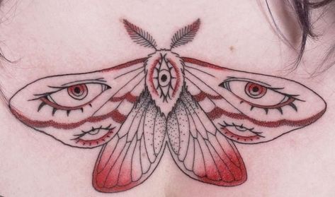 Moth With Eyes On Wings Tattoo, Moth With Eyes Drawing, Moth Tattoo Eyes, Moth Eye Tattoo, Eye Moth Tattoo, Butterfly Eyes Tattoo, Rosy Maple Moth Tattoo, Butterfly With Eyes, Painting Moodboard