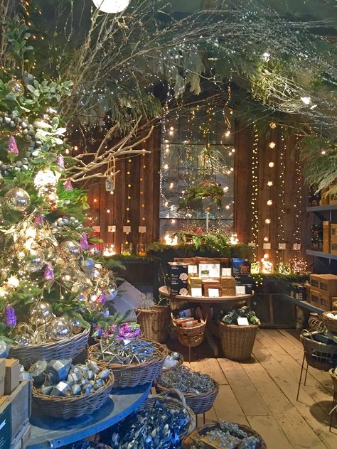 Terrain Store Display, Christmas Garden Center Displays, Garden Center Christmas Displays, Christmas Shop Ideas, Gift Shop Aesthetic, Whimsical Store, Witchy Store, Witchy Shop, Christmas Shop Displays