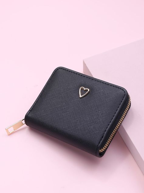 Cute Wallet Aesthetic Small, Womens Wallets Small, Black Wallet Aesthetic, Wallets For Women Aesthetic, Mini Wallets For Women, Black Wallets For Women, Aesthetic Wallet, Small Wallets For Women, Wallet Aesthetic