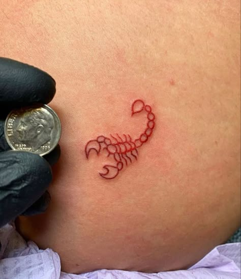 Scorpio Flash Tattoo, Tiny Lobster Tattoo, Small Tattoos Scorpio, Scorpio Tattoo Ideas, Lobster Tattoo, Small Geometric Tattoo, Scorpio Zodiac Tattoos, Lucky Tattoo, Luke Castellan