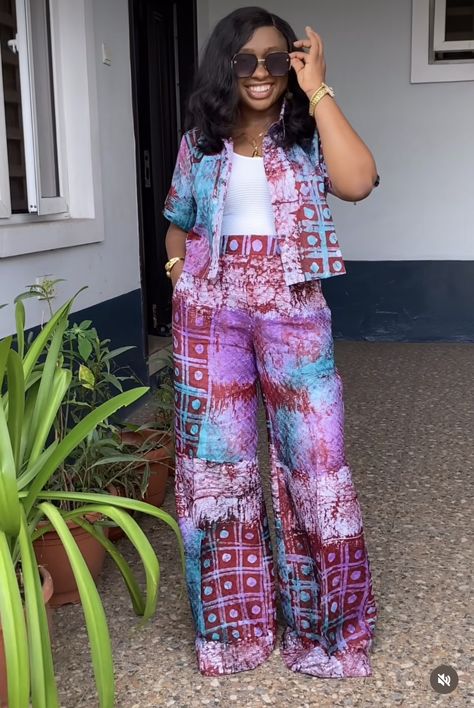 Ankara Tops With Pant Trousers, Sokoto And Top For Ladies, Two Piece Ankara Outfit, Ankara 2piece Outfits, Kampala Trouser And Top For Ladies, Ankara Two Piece Outfit Pants, Ankara Pants And Top, 2piece Outfits Pants, African Pants Outfits