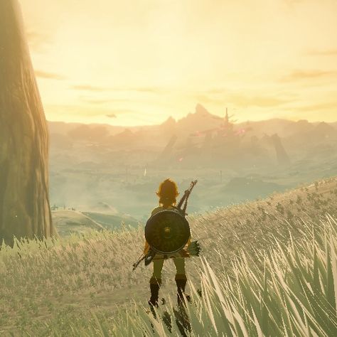 Zelda Botw Aesthetic, Botw Aesthetic, Zelda Botw Computer Wallpaper, Zelda Totk Screenshots, Zelda Screenshots, Zelda Breath Of The Wild Screenshots, Zelda Botw Screenshots Landscape, Shigeru Miyamoto, Art Final