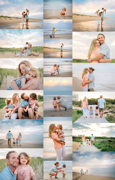 Fun family lifestyle photos at the beach. Sunset family beach photo session inspiration for young family with twins. Images by Melissa Bliss Photography, Virginia Beach Photographer Family With Twins, Photography Ideas Beach, The Beach Sunset, Family Beach Session, Beach Photography Family, Family Mini Sessions, Beach Photo Session, Summer Family Photos, Twin Toddlers