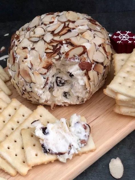 This Cranberry Almond Cheese Ball is delicious! It is quick to put together and tastes great with Club Crackers. Don't forget the Club Crackers-they are the best with this cheese ball. I only serve this with Club Crackers. Did I mention the Club Crackers? 😊There are only seven ingredients in this recipe, which is so nice. The longest part of making this recipe is, waiting for the cheese ball to chill. You can make this the day before you will be serving it.There are many yummy recipes… Almond Cheese Ball, Chocolate Icing Recipes, Almond Cheese, Butter Spreads, Club Crackers, Icing Recipes, Vegan Meat, Cranberry Almond, Cranberry Cheese