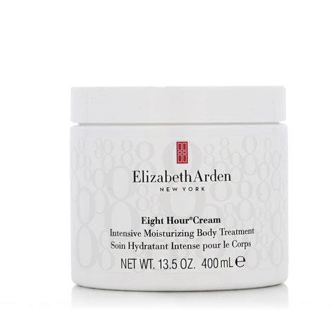 Elizabeth Arden Eight Hour Cream Intensive Moisturizing Body Treatment (400 ml) è una lussuosa crema idratante per il corpo che fornisce nutrimento e protezione intensi fino a 8 ore. Questa crema ricca e a rapido assorbimento è il complemento perfetto dell'iconica Eight Hour Cream, appositamente studiata per la cura completa della pelle di tutto il corpo. Aiuta a prevenire la secchezza, ammorbidisce la pelle e la lascia morbida e idratata per tutto il giorno. Caratteristiche Idrata intensamente la pelle fino a 8 ore Nutre e protegge dalla secchezza Lascia la pelle morbida, liscia ed elastica Si assorbe rapidamente senza lasciare una sensazione di unto Ideale per la pelle secca e disidratata Ingredienti chiave La glicerina fornisce un'idratazione intensa e mantiene la pelle liscia Il burro Elizabeth Arden Eight Hour Cream, After Sun, Antiperspirant, Elizabeth Arden, Body Treatments, Deodorant, Cream