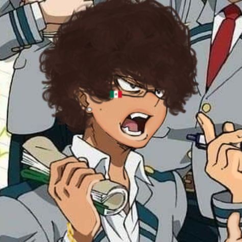 Hispanic Anime Pfp, Blasian Anime, Poc Edits, Mood Meme, Current Mood Meme, Anime Pfp, Current Mood, Face Claims, Boku No Hero Academia