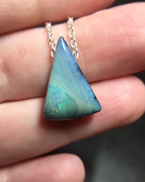 Something blue! Perfect Boulder Opal pendant for bridal jewelry. Boulder Opal Pendant, Book Jewelry, Opal Pendants, Boulder Opal, Beautiful One, Opal Jewelry, Something Blue, Stone Jewelry, Anklets