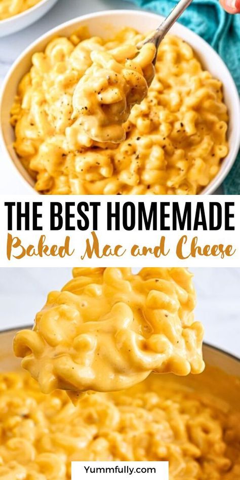 I am always amazed at how easy it is to transform simple everyday ingredients into a gooey, cheesy family favorite! Southern Lunch Recipes, One Person Meals Easy, Mac And Cheese Recipe Evaporated Milk, Pasta Hacks, Cheesy Mac N Cheese Recipe, Homemade Baked Mac And Cheese, Easy Macaroni And Cheese, Mac And Cheese Recipe Soul Food, Evaporated Milk Recipes