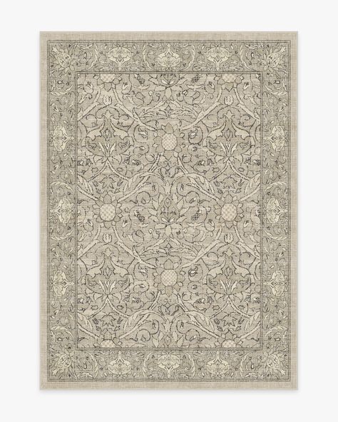 Morris & Co. Montreal Natural Stone Tufted Rug | Ruggable Heritage Color Palette, Ruggable Living Rooms, Carpeted Living Room Ideas, Beige Cabinets, Stone Rug, Dining Rug, Accessible Beige, Transitional Contemporary, Ruggable Rug