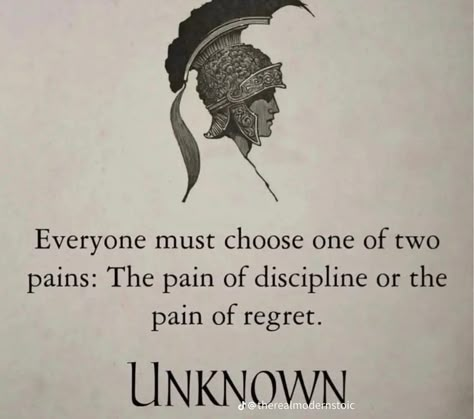 Pain Of Discipline, Stoicism Quotes, Stoic Quotes, Man Up Quotes, Business Life, Philosophical Quotes, Warrior Quotes, Literature Quotes, Philosophy Quotes