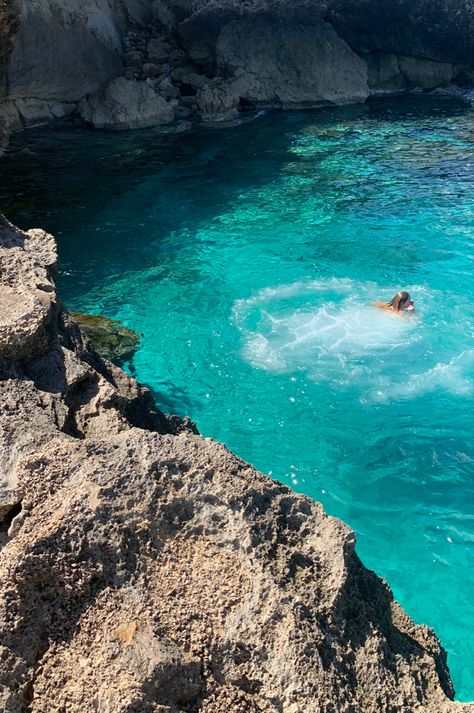 Cliff jumping | summer | mallorca | clear water | sea | aesthetic | holiday | beach | swimming Jumping Into Water Aesthetic, Cliff Jumping Aesthetic, Cliff Beach, Aesthetic Holiday, Sea Aesthetic, Cliff Jumping, Cliff Diving, Water Aesthetic, Water Sea